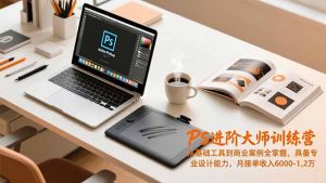 PS进阶大师训练营,从基础工具到商业案例全掌握,具备专业设计能力,月接单收入6000-1.2万-理想项目库