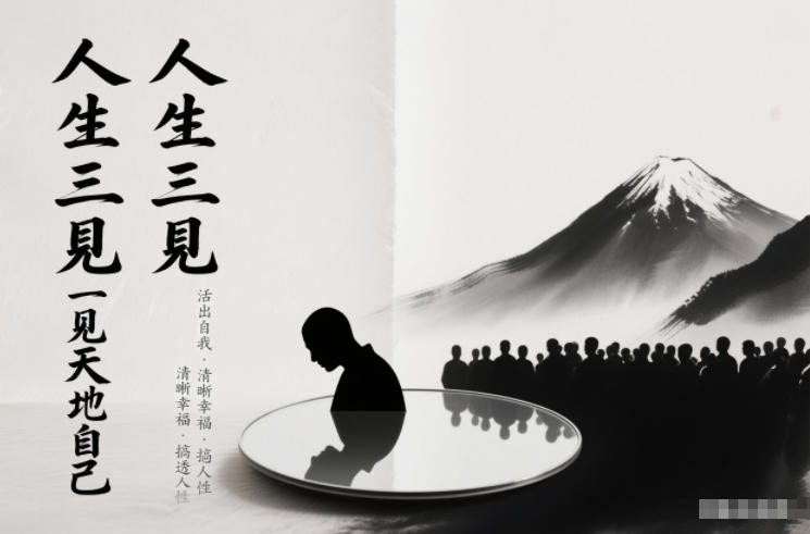 人生三见一见天地见众生见自己，活出自我拥有清晰幸福人生，搞透人性-理想项目库